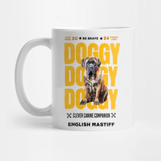 Doggy English Mastiff by DavidBriotArt